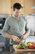 Man preparing food in the kitchen