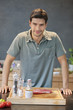 Man preparing food in the kitchen