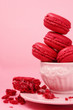 macarons fraise