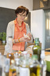 Woman working in the kitchen