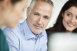 Business executives having a meeting in an office
