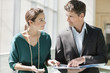 Business executives working in an office