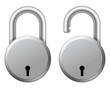 Steel padlock