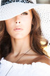 portrait with hat