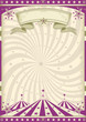 Vintage purple circus