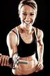 Foto: Young fit woman working out Young fit woman working out
