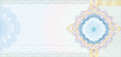Secured Guilloche Background for Voucher, Gift Certificate, Coup