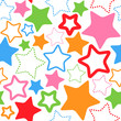 Vector: seamless pattern with stars seamless pattern with stars