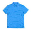 Polo shirt isolated on white. Clipping paths included.