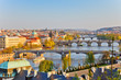 Prague at sunset