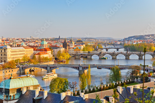 Photo: Prague at sunset Prague at sunset