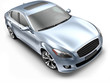 Blue luxury CAR