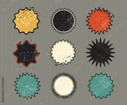 Vector: Vintage label for retro banners. EPS 10 Vintage label for retro banners. EPS 10