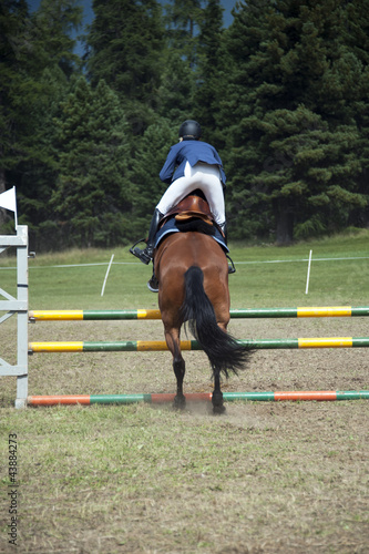 Photo: Equestrian jumping hurdles Equestrian jumping hurdles