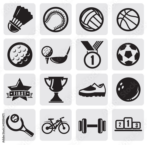 Vector: sports set sports set