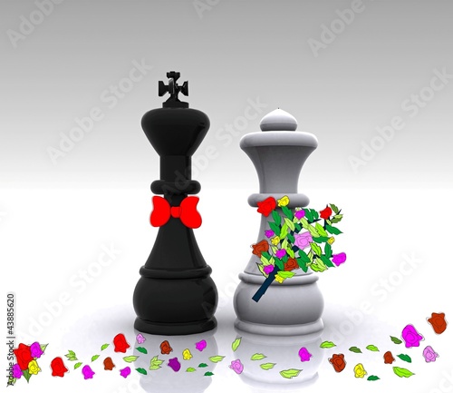 Illustration: King and Queen - Wedding King and Queen - Wedding