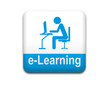 Illustration: Boton cuadrado blanco e-Learning Boton cuadrado blanco e-Learning