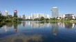 Video: Skyline Uno City Vienna in summer at the Kaiserwasser Skyline Uno City Vienna in summer at the Kaiserwasser