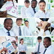 Businesspeople and teamwork