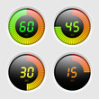 Vektor: Digital timer Digital timer