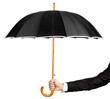 Hand with umbrella