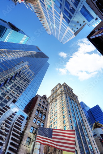 Photo: New York et ses buildings. New York et ses buildings.