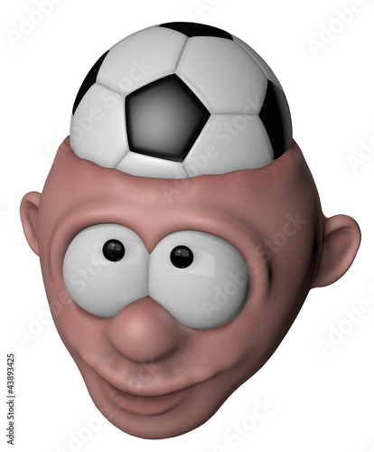 Illustration: soccer fan soccer fan