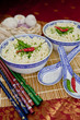 Asiatische Nudelsuppe mit Chilis