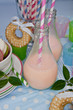 Milchshakes und Makronen