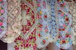Photo: Folk art textile souvenir shopping display Folk art textile souvenir shopping display