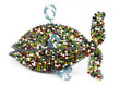 Beaded fish