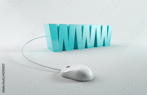 Illustration: www and mouse www and mouse