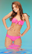 beautiful woman in bikini