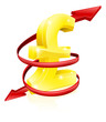 Pound exchange rate concept