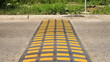 Video: Speed bump on a road when a car is passing Speed bump on a road when a car is passing