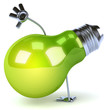 Green lightbulb