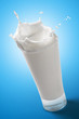 Milk Splash in Glass