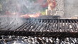 Preparing a very delicious barbecue