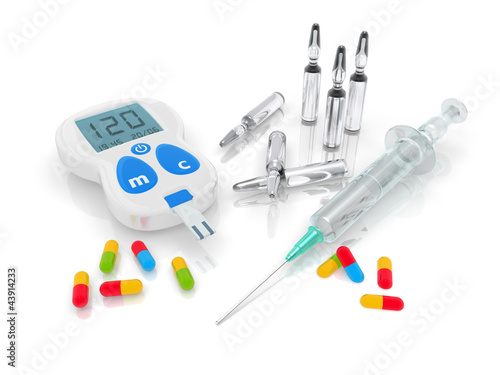 Illustration: Diabetes Objects Diabetes Objects
