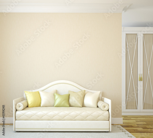 Illustration: Interior of toddler room. Interior of toddler room.