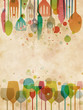 Beautiful food and drink background