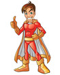 Orange Super Hero Boy