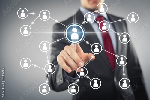 Photo: Social Network Interface Social Network Interface