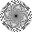 optische Illusion rund