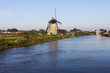 Holland windmill in Kinderdijk