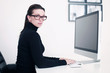 Frau im Büro