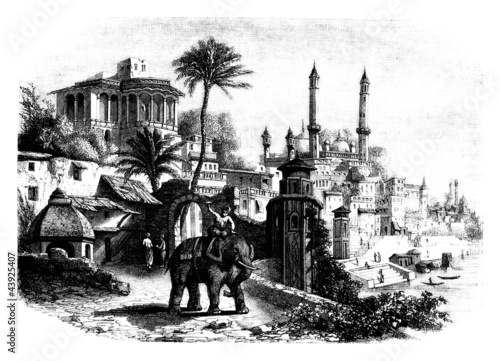Illustration : Arabia - 1001 Nights - Out of the Palace Arabia - 1001 Nights - Out of the Palace