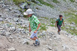 Family of hikers