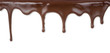Foto: chocolate streams isolated on white chocolate streams isolated on white