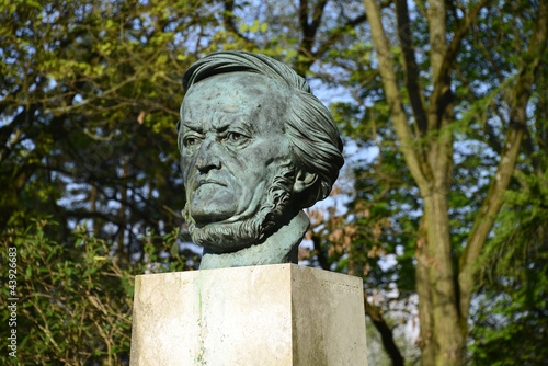 Photo: Richard Wagner, Büste, Festspielhaus, Bayern, Bayreuth Richard Wagner, Büste, Festspielhaus, Bayern, Bayreuth